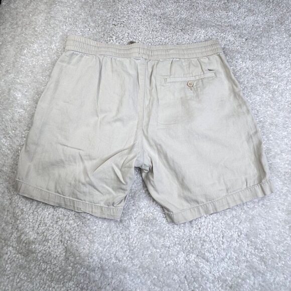 UNTUCKit Whitley Shorts Elastic Drawstring Beige Khaki Mens XL - Picture 2 of 6
